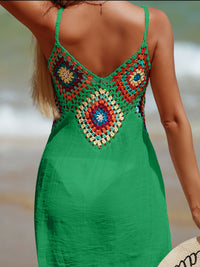 Boho Crochet Inlay Beach Dress