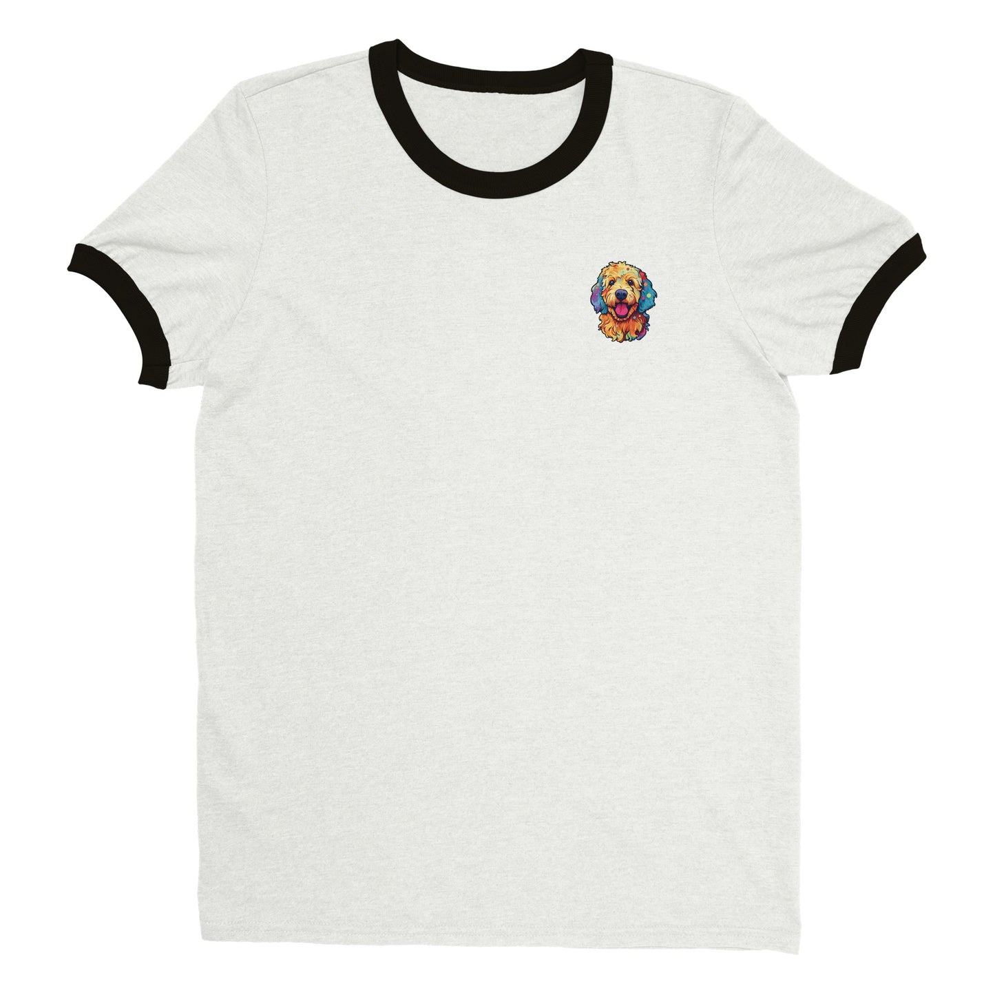 Doodle Boy Color Pop Ringer T-Shirt