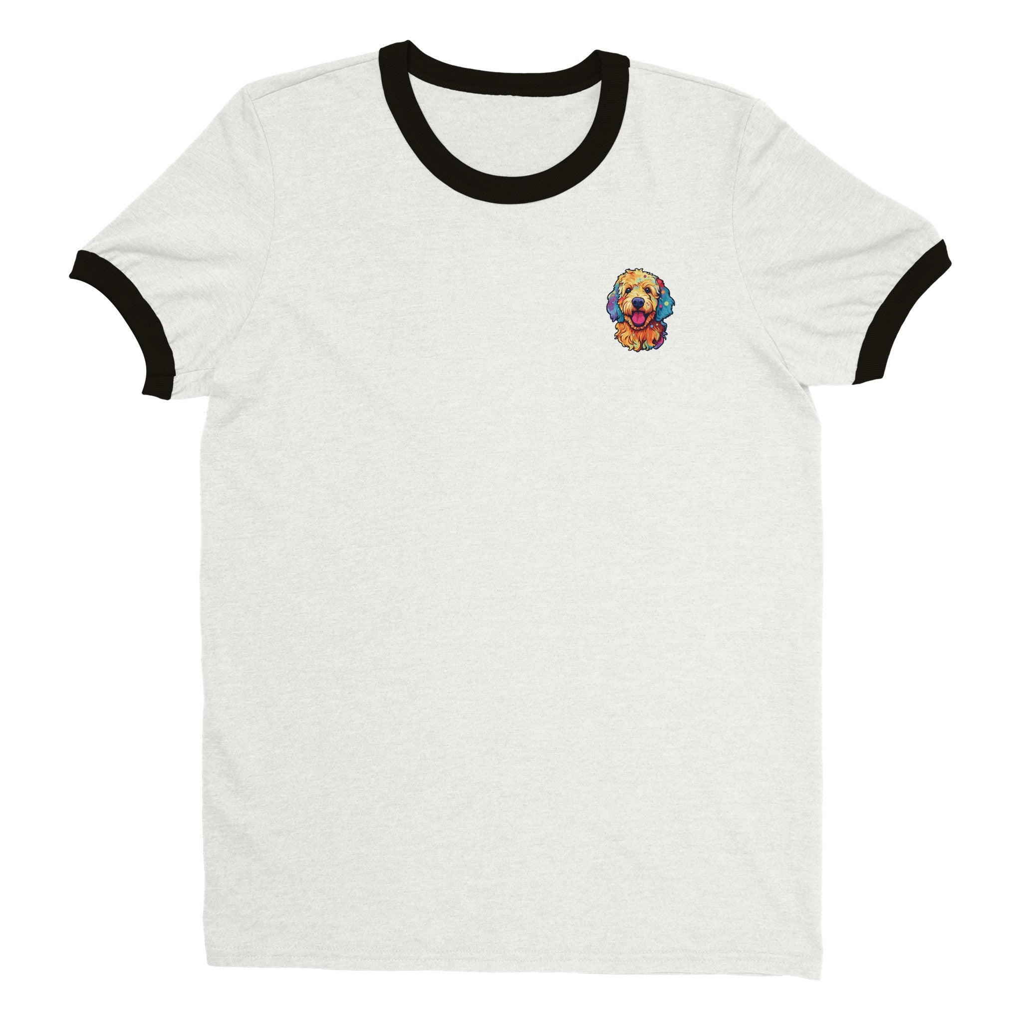 Doodle Boy Color Pop Ringer T-Shirt