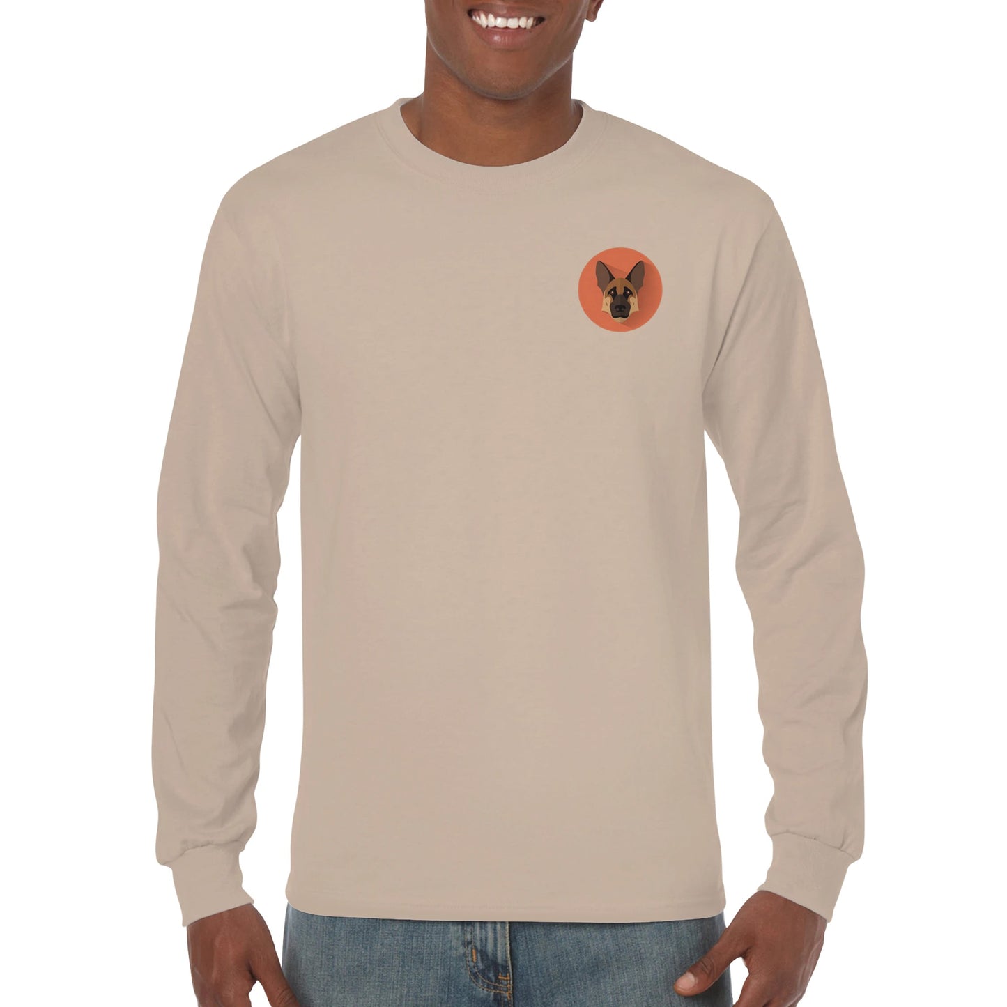 Shepherd Girl Orange Long-sleeve T-shirt