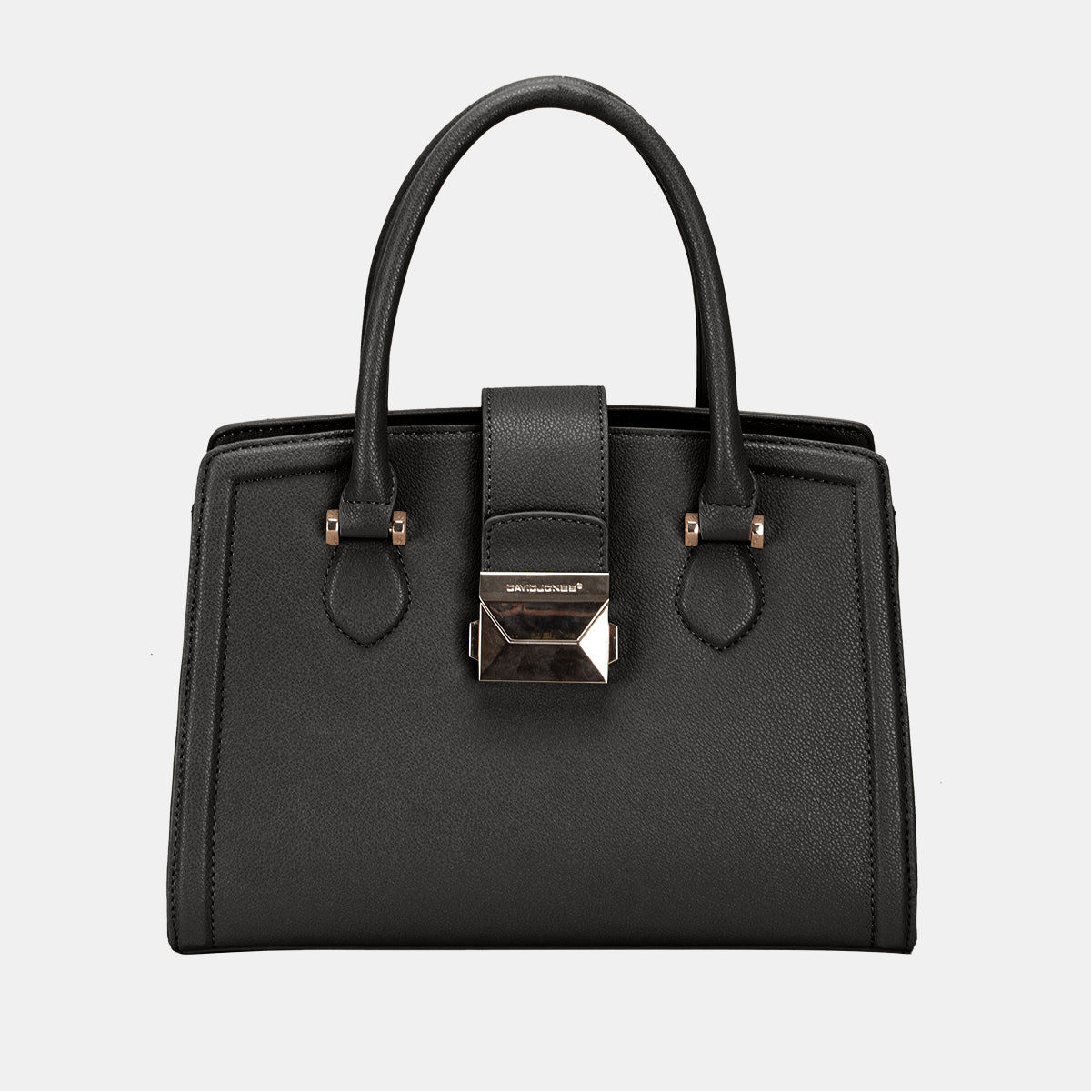 Structured Top Handle Handbag – Elegant Vegan Leather Tote