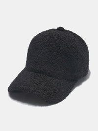 Fuzzy Baseball Cap – Adjustable Warm Polyester Hat in Multiple Colors