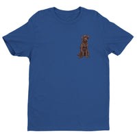 Cocoa Printed Men's Fitted T-Shirt