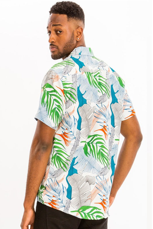 Hawaiian Laid Back Button Down Shirt