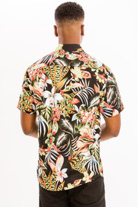 Hawaiian Exotic Button Down Shirt