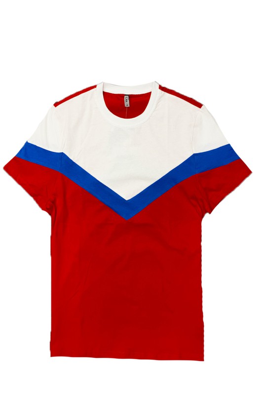 Color block T-shirt