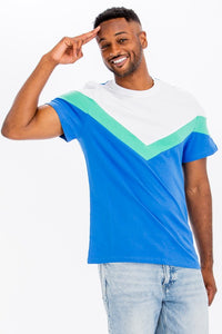 Color block T-shirt