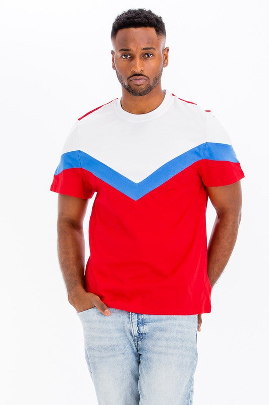 Color block T-shirt