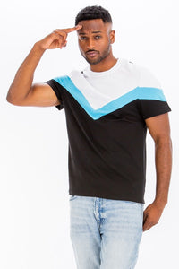 Color block T-shirt