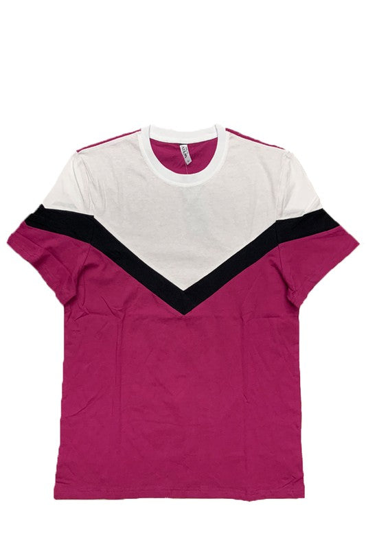 Color block T-shirt