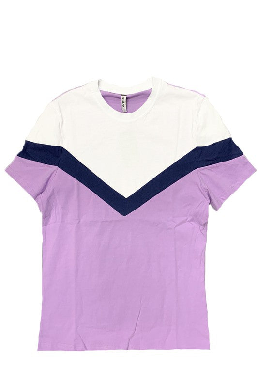 Color block T-shirt