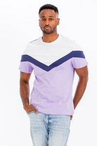 Color block T-shirt