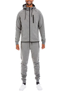 Zip Sweat Pant Sweat Set