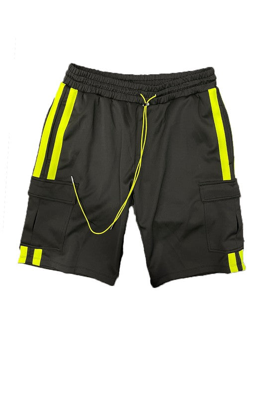 Two Stripe Cargo Shorts