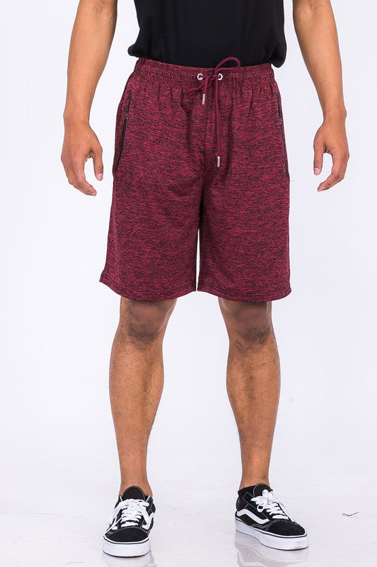 Marbled Active Running Shorts