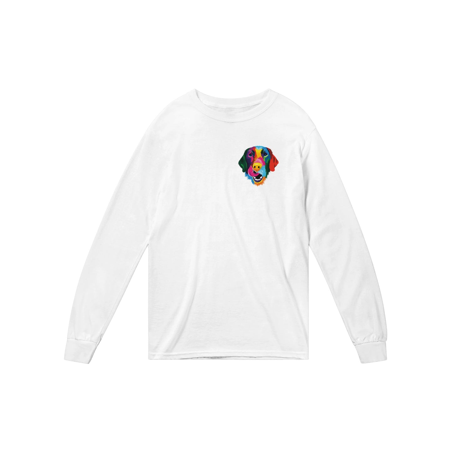 Color Silly Lab Printed Long Sleeve T-shirt