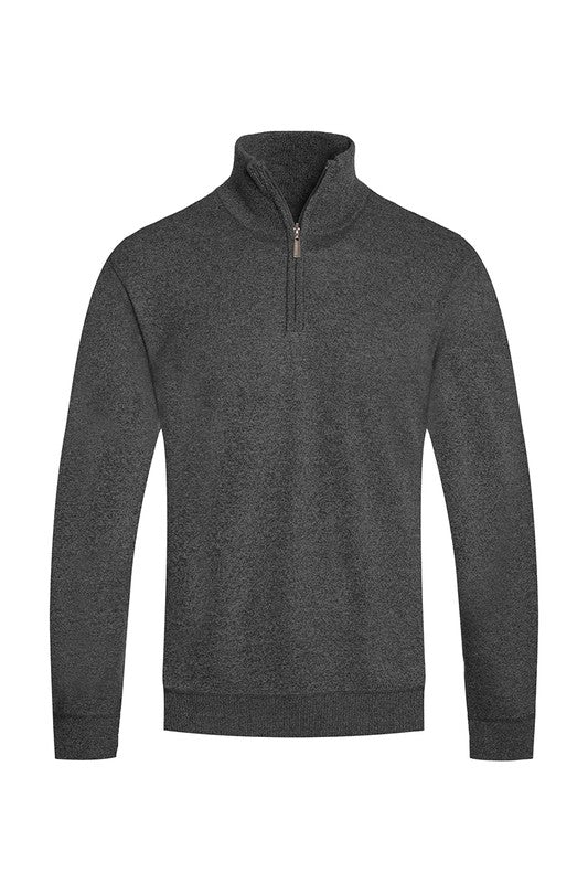 Knit Quarter Zip Sweater