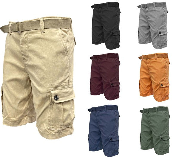 Cargo Shorts with Belt