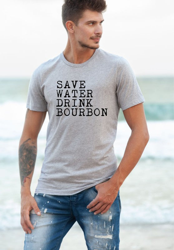 Save Water Drink Bourbon Tee