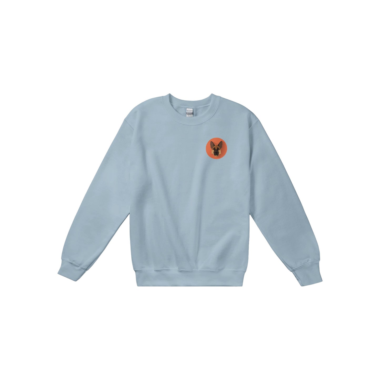 Shepherd Girl Orange Crewneck Sweatshirt