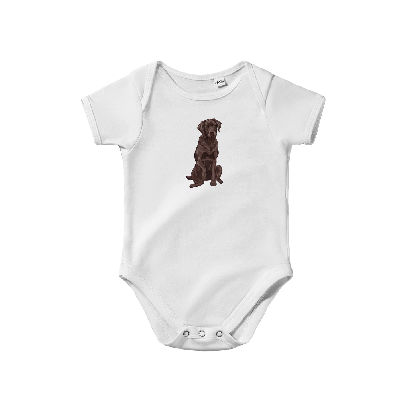 Cocoa rinted Baby Short Sleeve Bodysuit