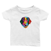 Color Silly Lab Printed Baby Crewneck T-shirt