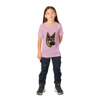 Shepherd Girl Color Pop Kid's T-Shirt