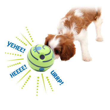 Interactive Sound-Play Dog Ball: Roll, Retrieve, and Enjoy!