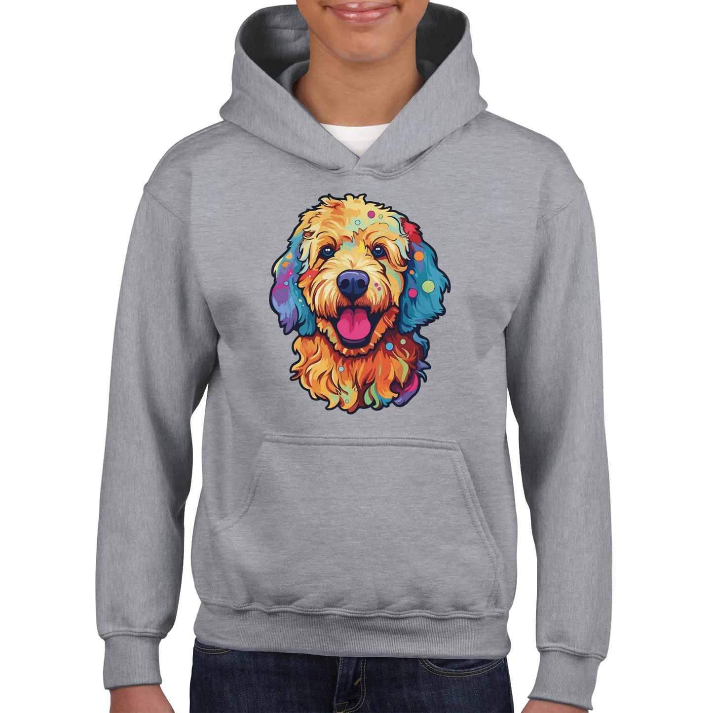 Doodle Boy Kid's Color Pop Hoodie