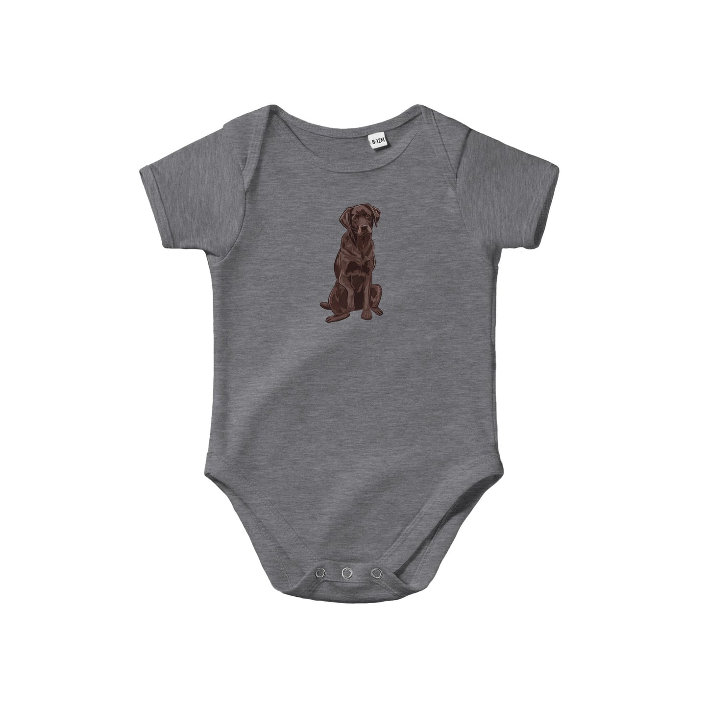 Cocoa rinted Baby Short Sleeve Bodysuit