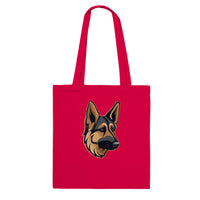 Color Pop Shepherd Girl Tote Bag