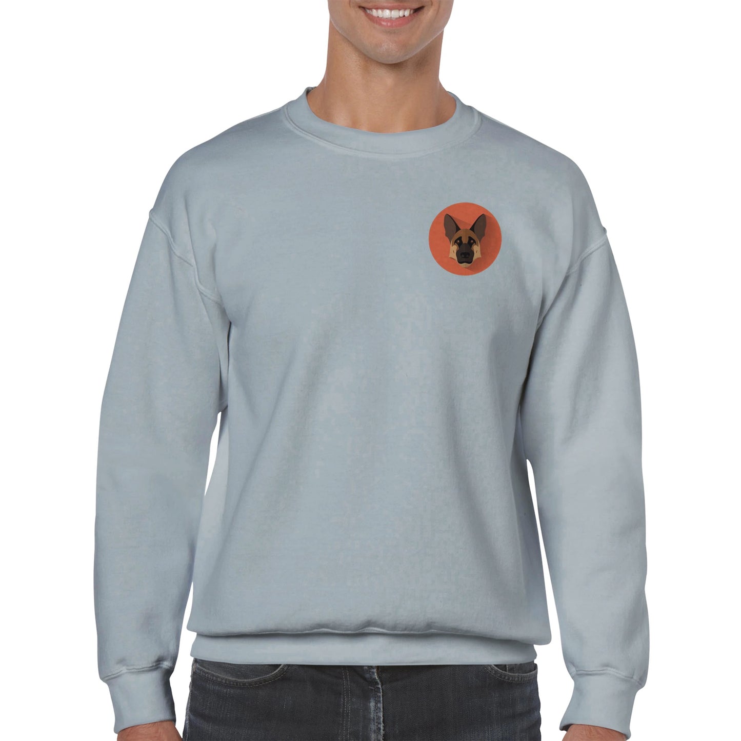 Shepherd Girl Orange Crewneck Sweatshirt