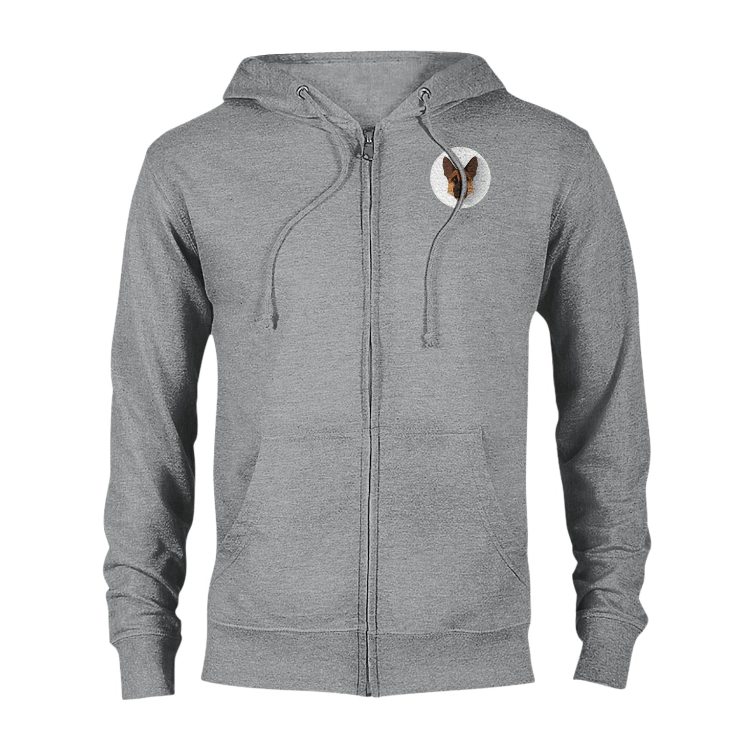 Shepherd Girl White Zip Hoodie