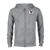 Shepherd Girl White Zip Hoodie