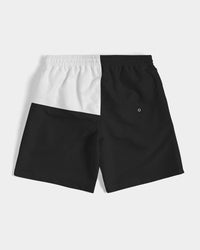 Graphic Chess Black &amp; White 7" Classic Men's Swim Trunks