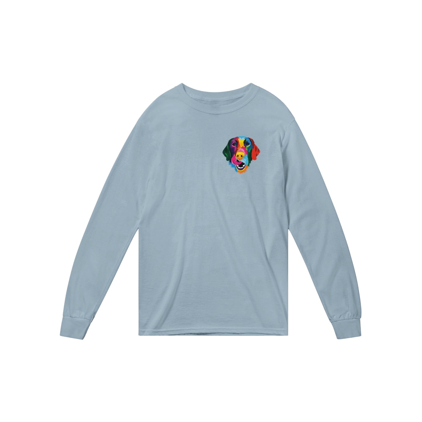 Color Silly Lab Printed Long Sleeve T-shirt