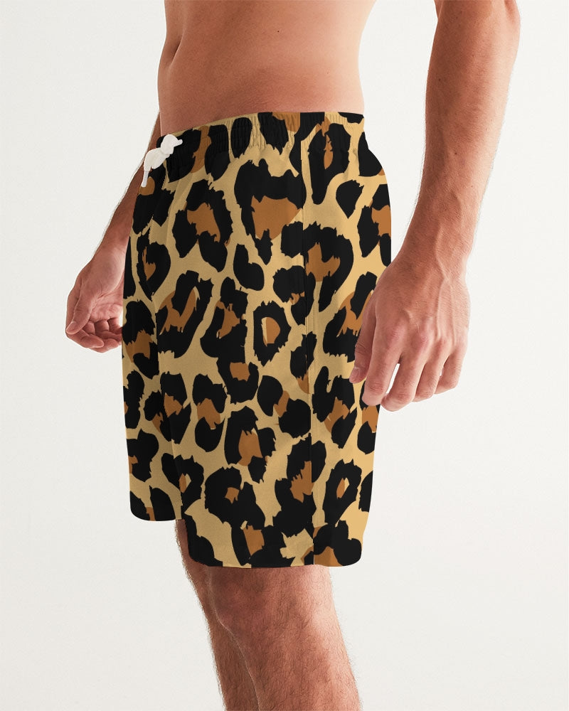 Animal Print 7" Classic Men Swim Trunk