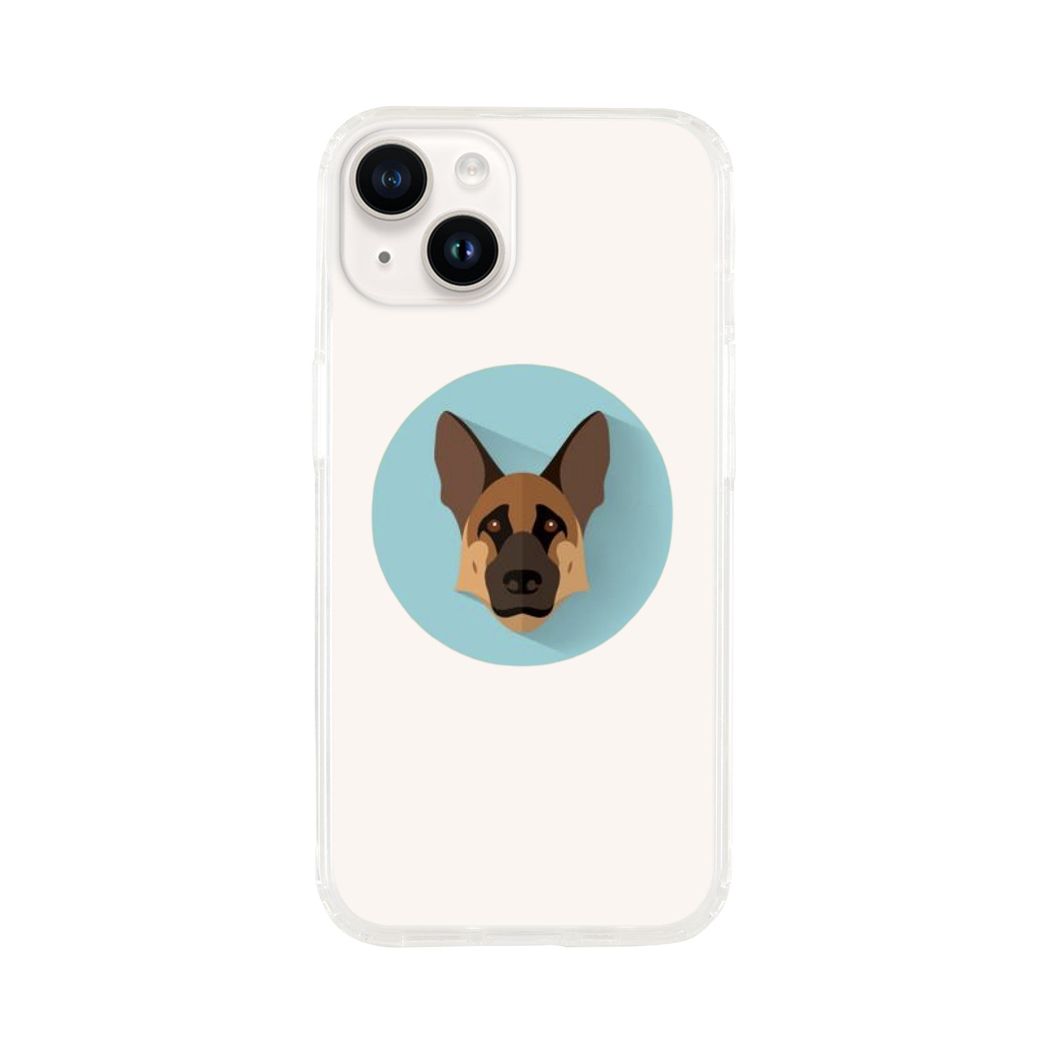 Shepherd Girl Blue iPhone Case