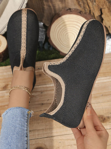 Breathable Slip-On Mesh Flats – Comfy Everyday Shoes in Multiple Colors