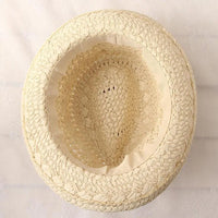 Women's Summer Straw Fedora Hat - Stylish and Breathable