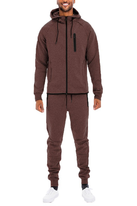 Zip Sweat Pant Sweat Set