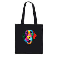 Color Silly Lab Printed Tote Bag