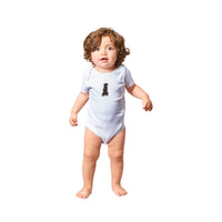 Cocoa rinted Baby Short Sleeve Bodysuit