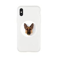 Shepherd Girl White iPhone Case