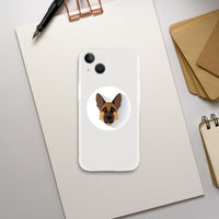 Shepherd Girl White iPhone Case