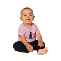 Cocoa Printed Baby Crewneck T-shirt