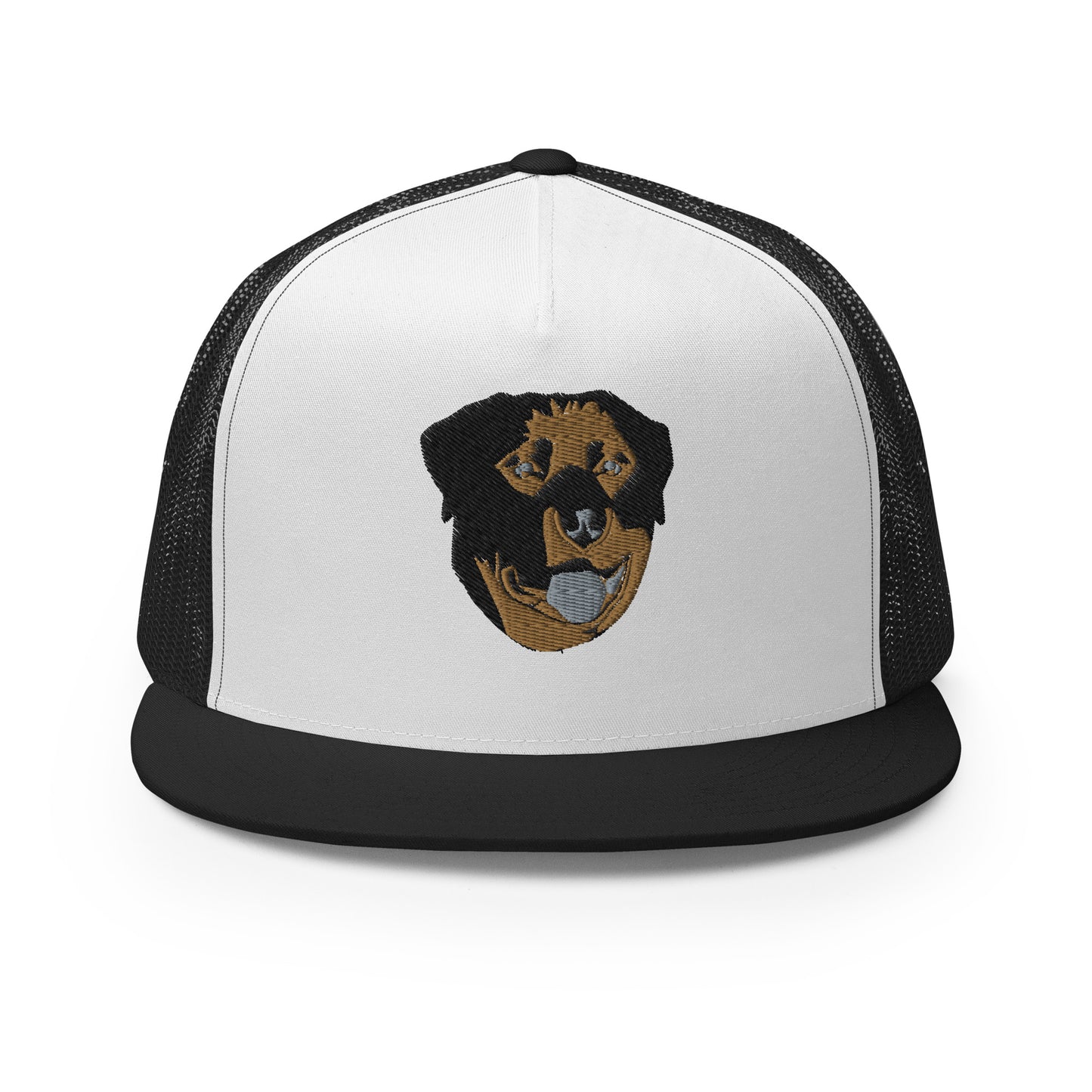 Embroidered Color Rottie Trucker Cap