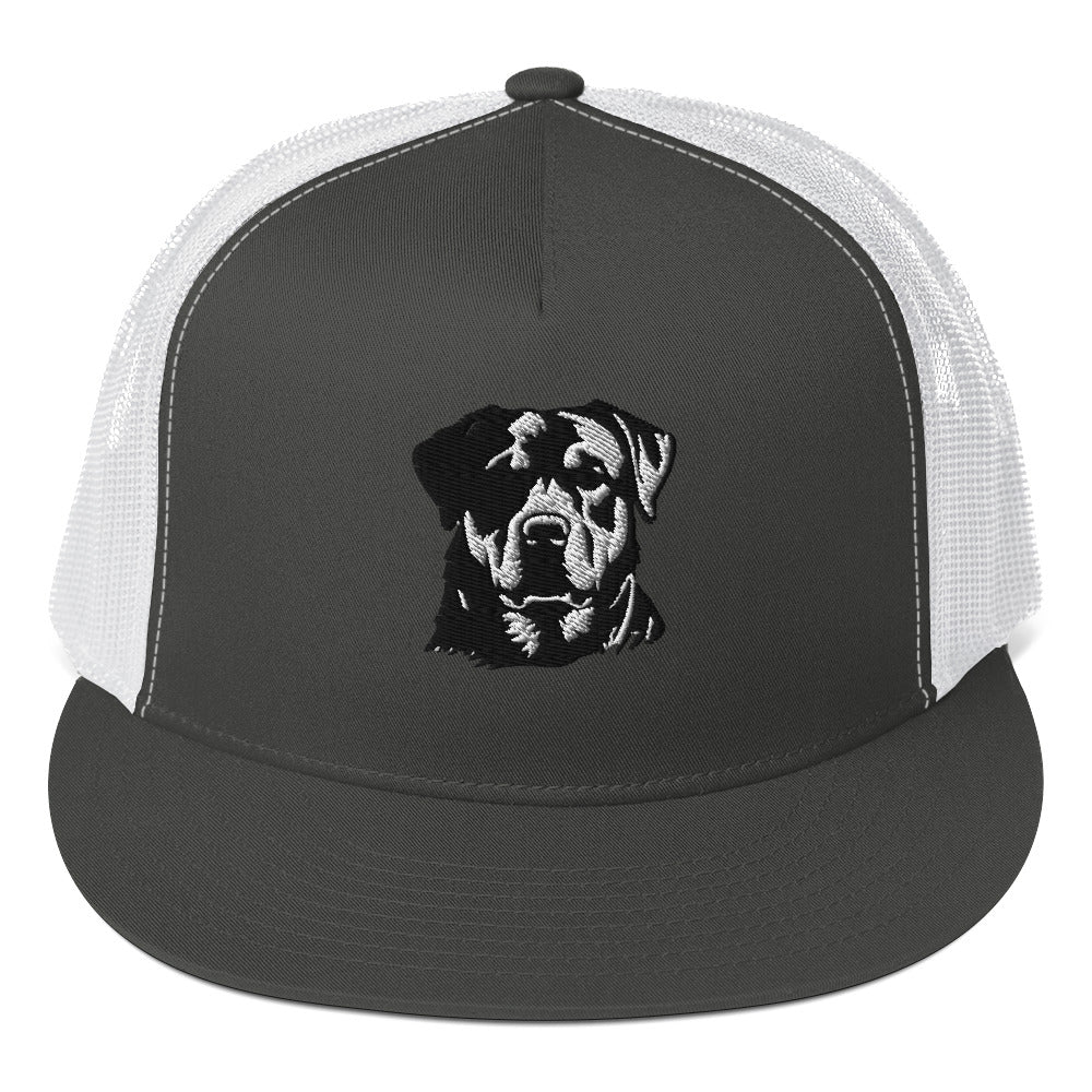 Embroidered Classic RottieTrucker Cap