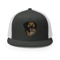 Embroidered Color Rottie Trucker Cap