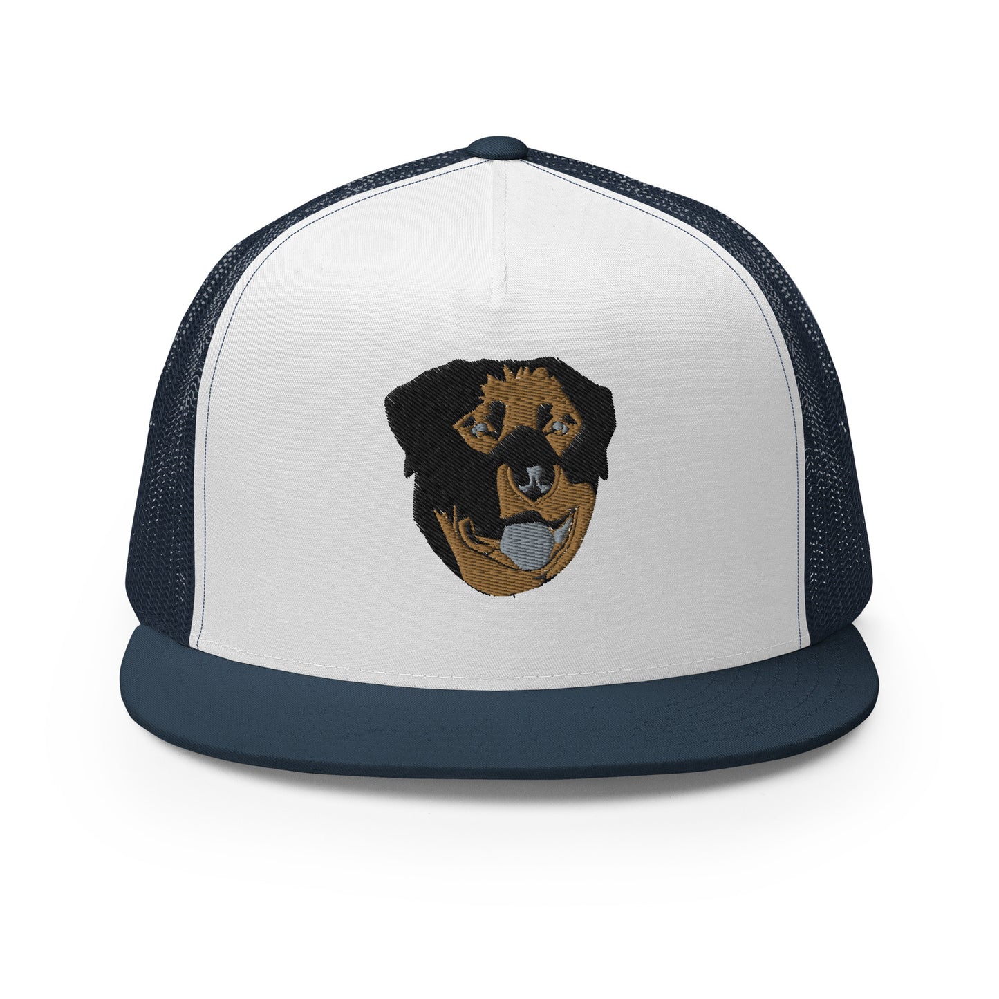 Embroidered Color Rottie Trucker Cap